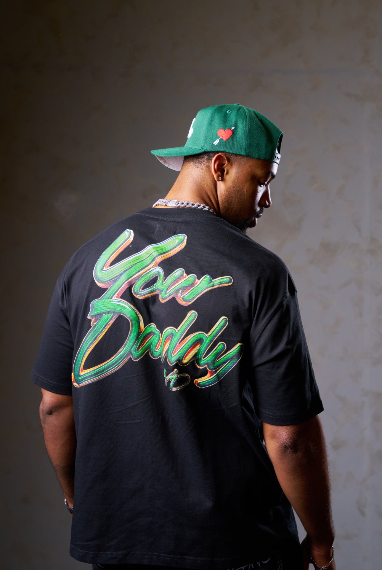 YD YOUR DADDY MENS TEE | BLACK