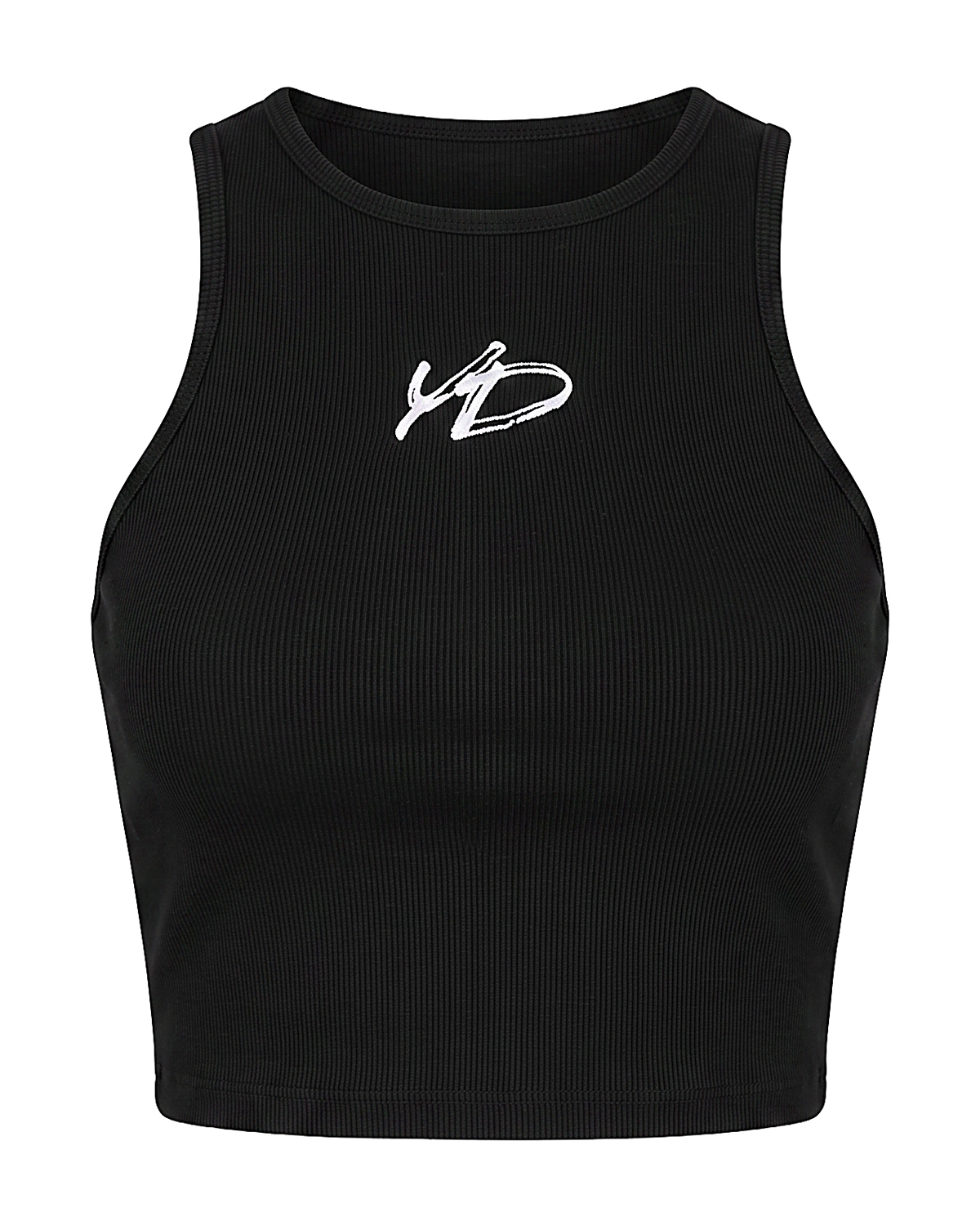 Black cropped tank top - YD Yesidims London