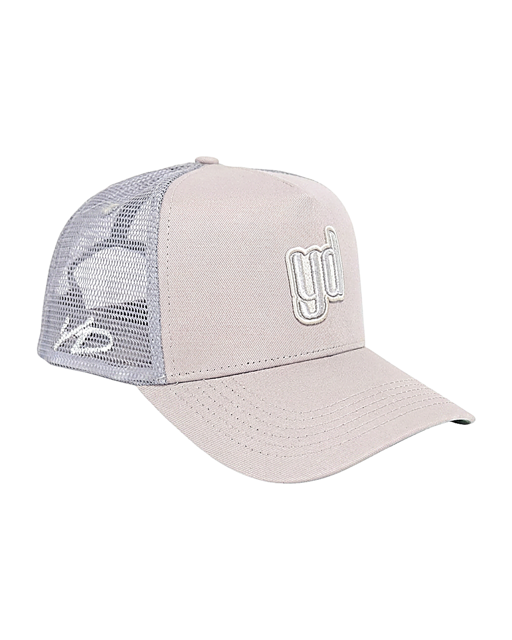 Grey trucker cap - YD by Yesidims London - front view