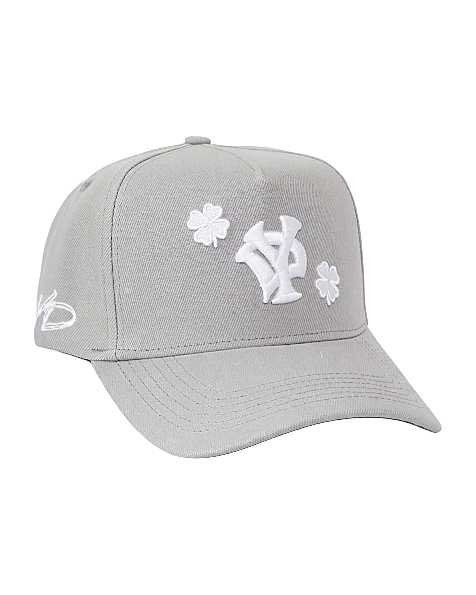 Grey trucker cap S25 - YD Yesidims London - front view