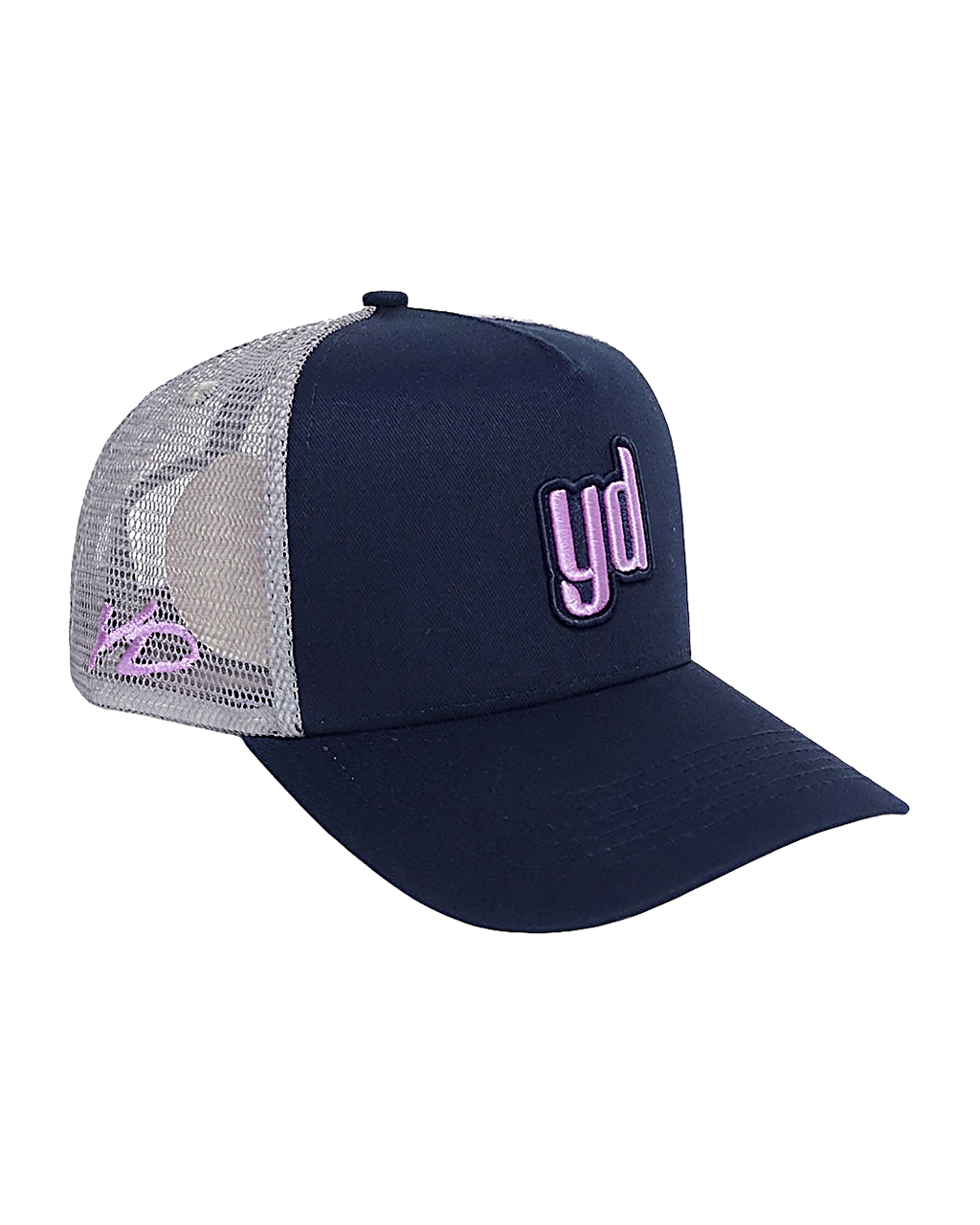 Navy trucker cap - YD by Yesidims London - front view