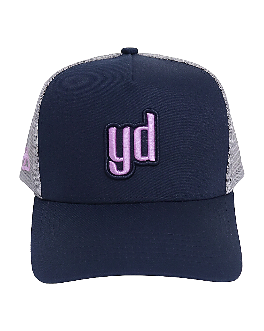 Navy trucker cap - YD by Yesidims London - back view