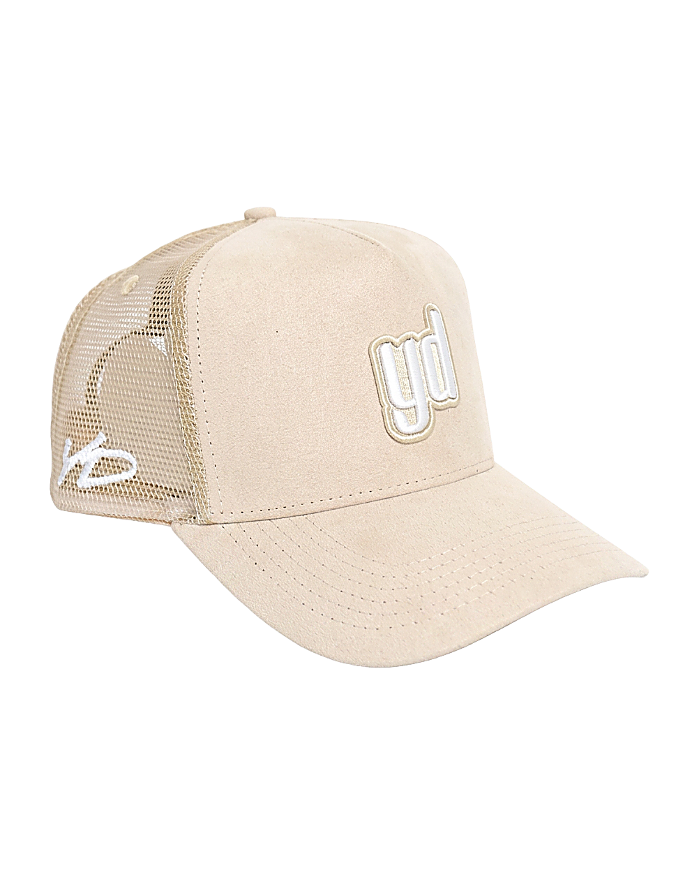 Nude trucker cap - YD by Yesidims London - front view