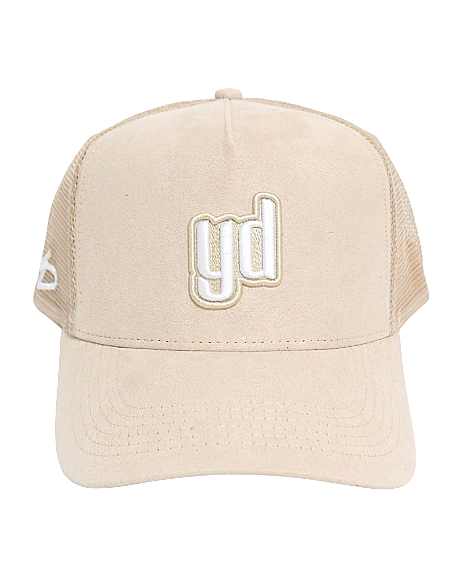 Nude trucker cap - YD by Yesidims London - back view