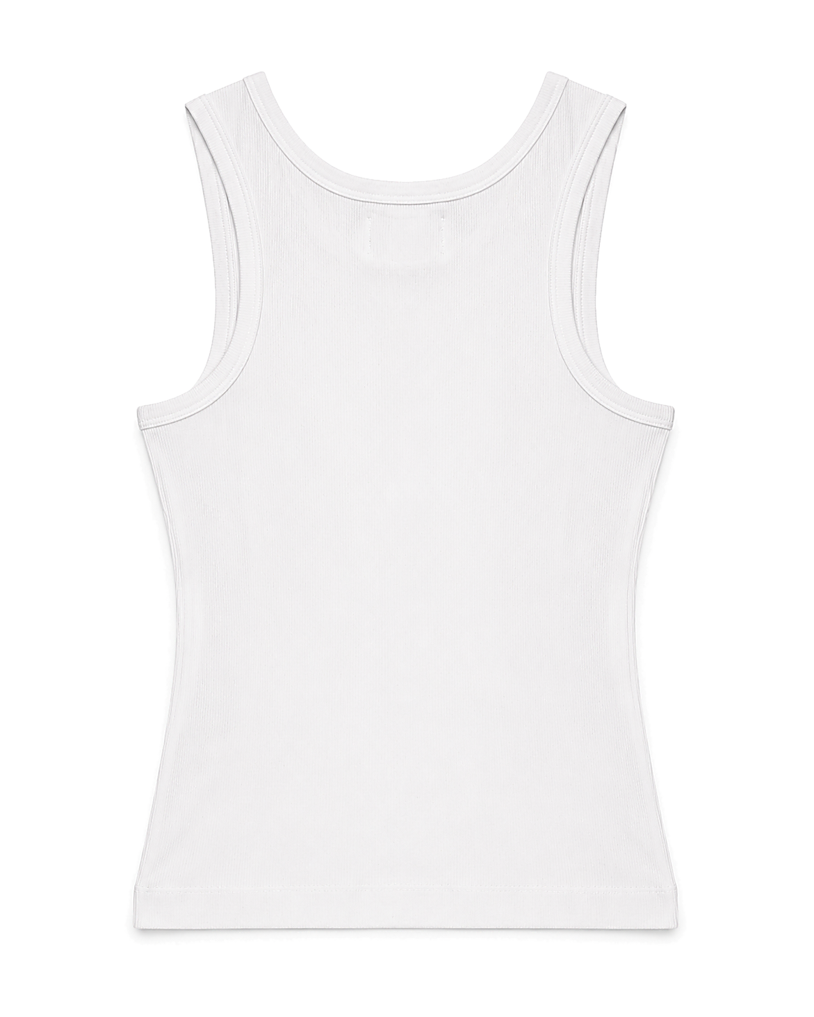 YD RIBBED WOMENS TANK TOP | WHITE