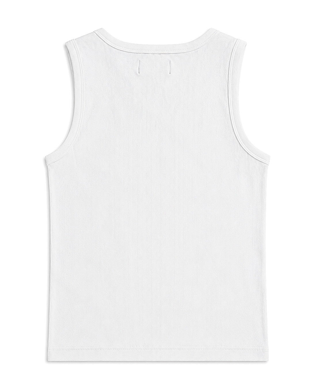 YD RIBBED MENS VEST | WHITE