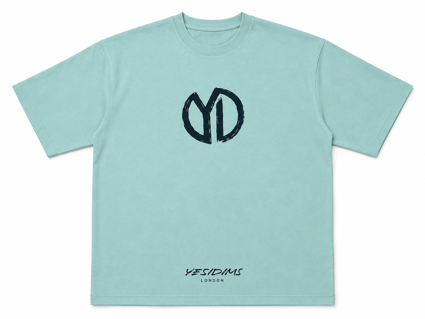 YD logo tee sage front