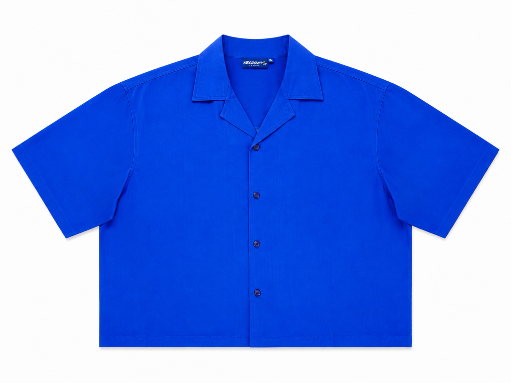 YD short body shirt royal blue front