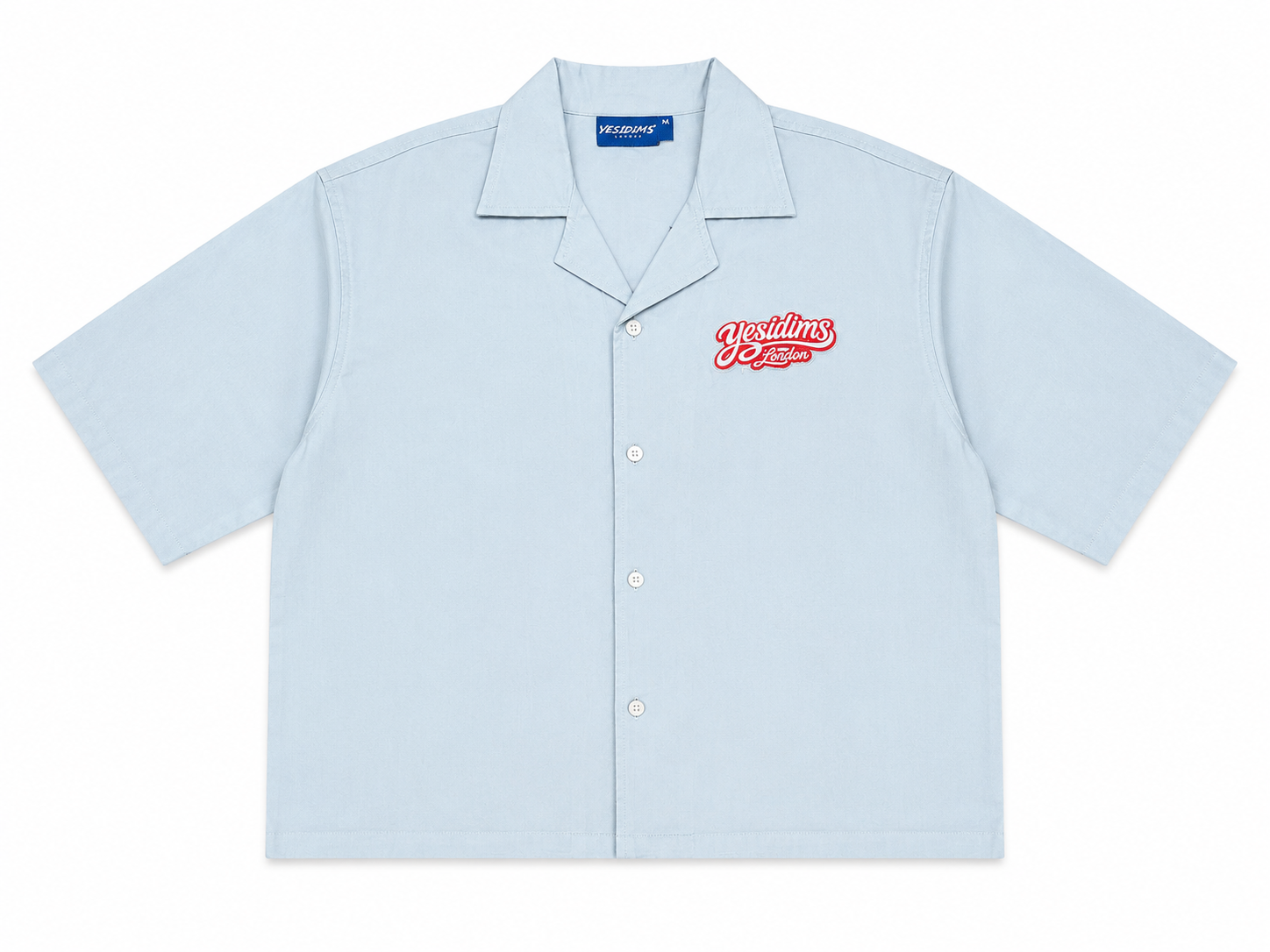 YD short body shirt sky blue front
