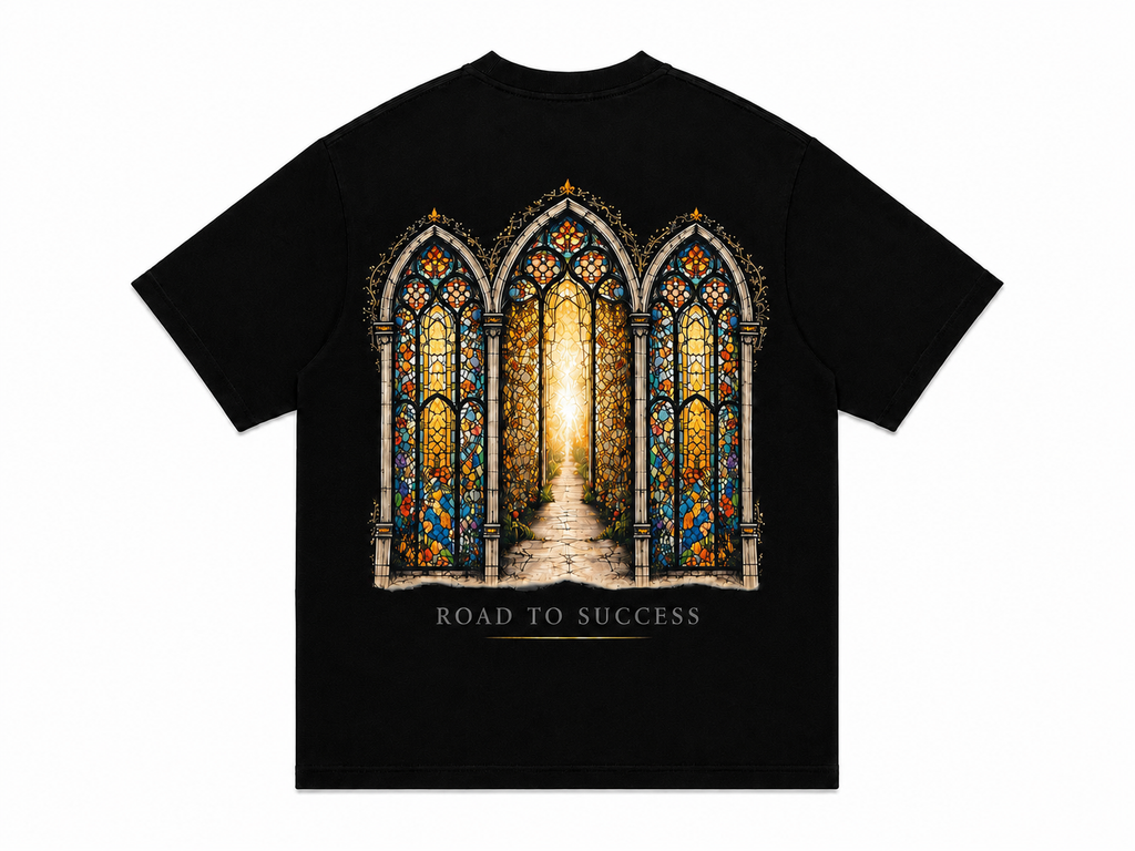 YD Road To Success tee black back print