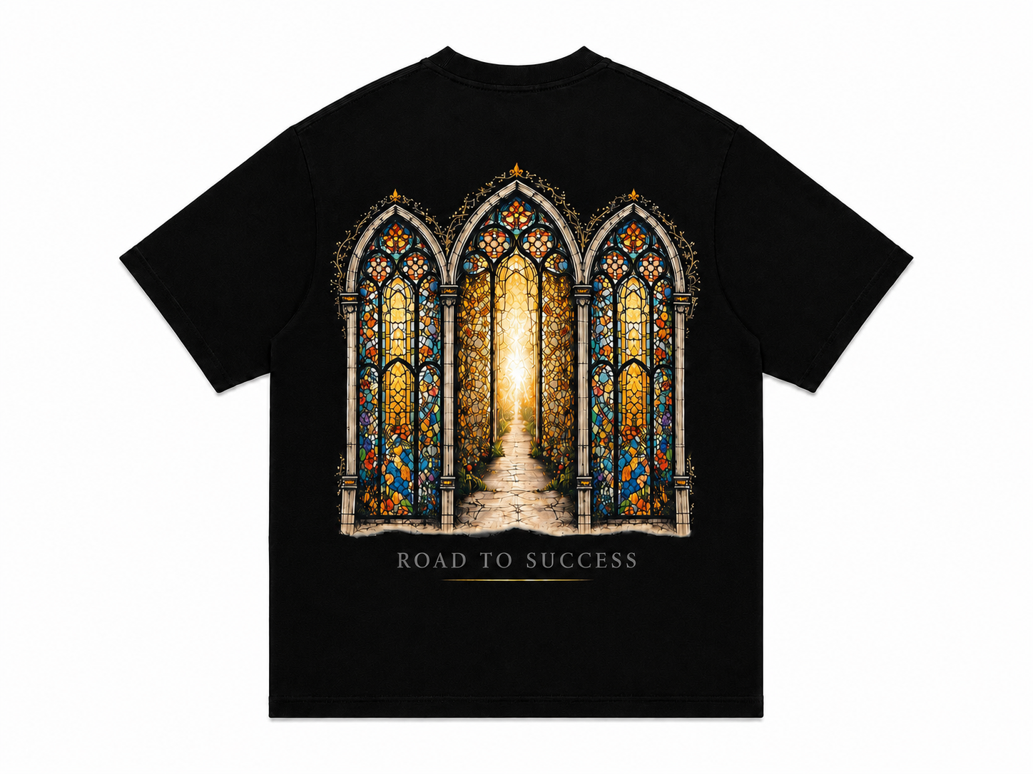 YD Road To Success tee black back print